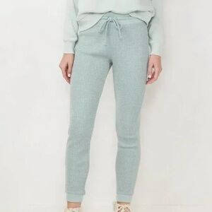 LC LAUREN CONRAD BLUE WAFFLE JOGGERS